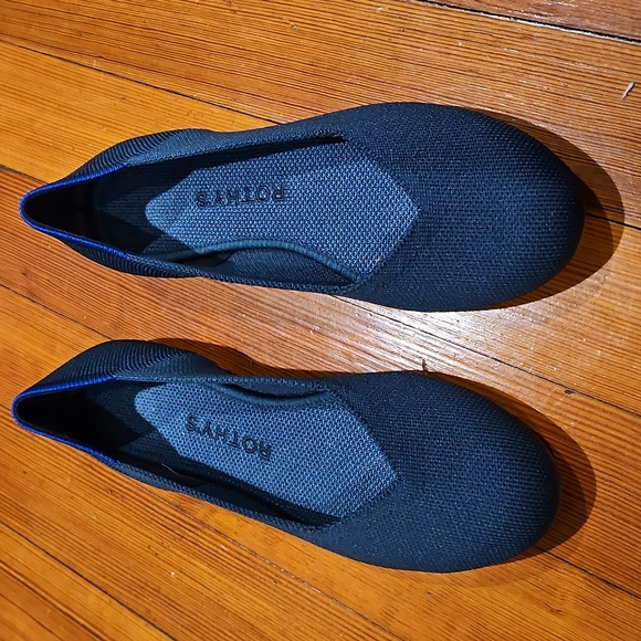 VGUC Rothy's Flats In Deep Emerald, Size 5.5 - Picture 3 of 7